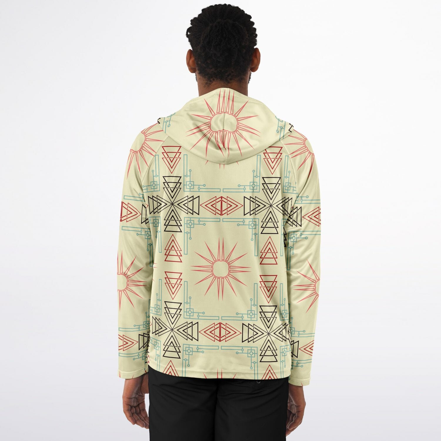$NiieihiiNookei Hooded Performance Shirt - AOP