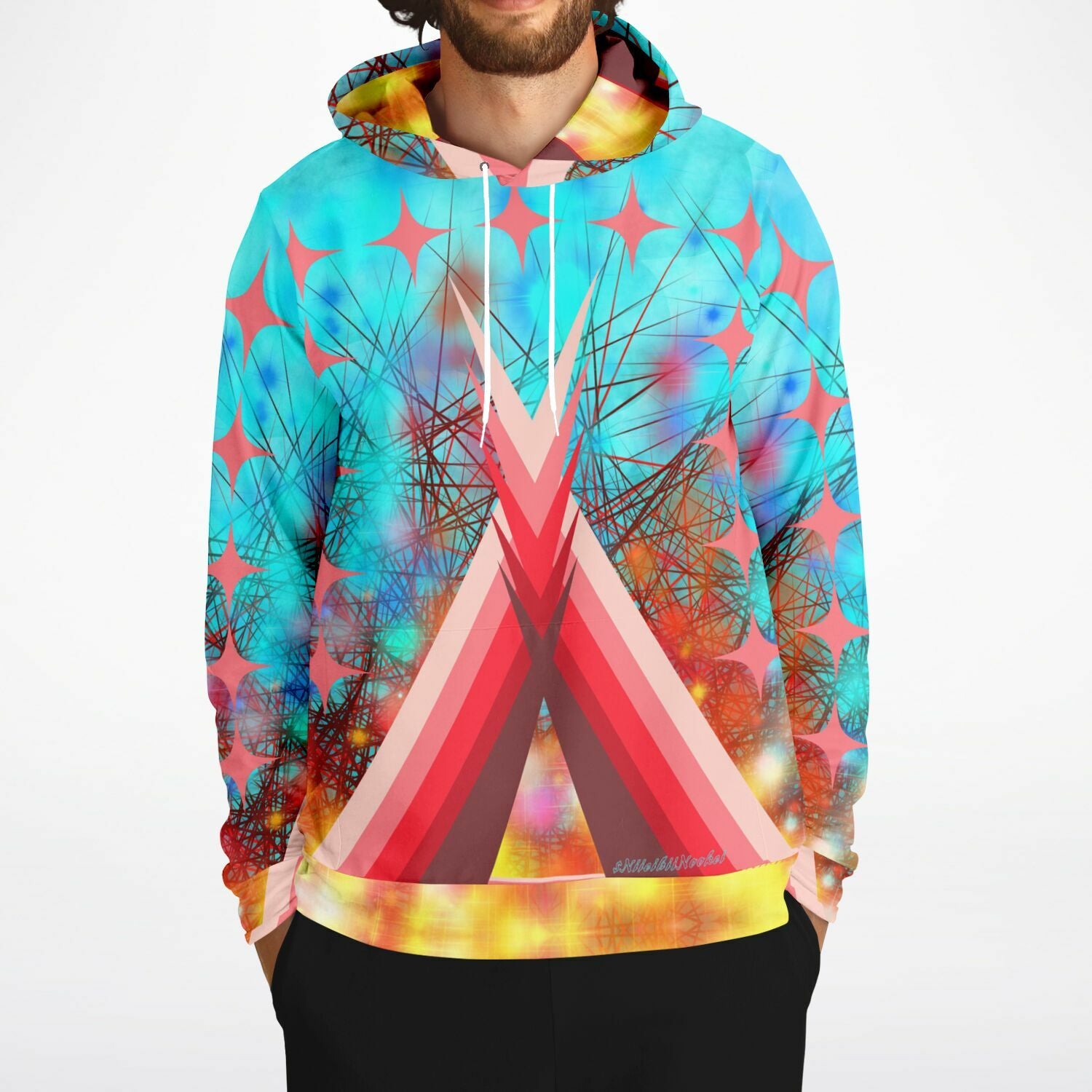 $NiieihiiNookei Athletic Hoodie - AOP