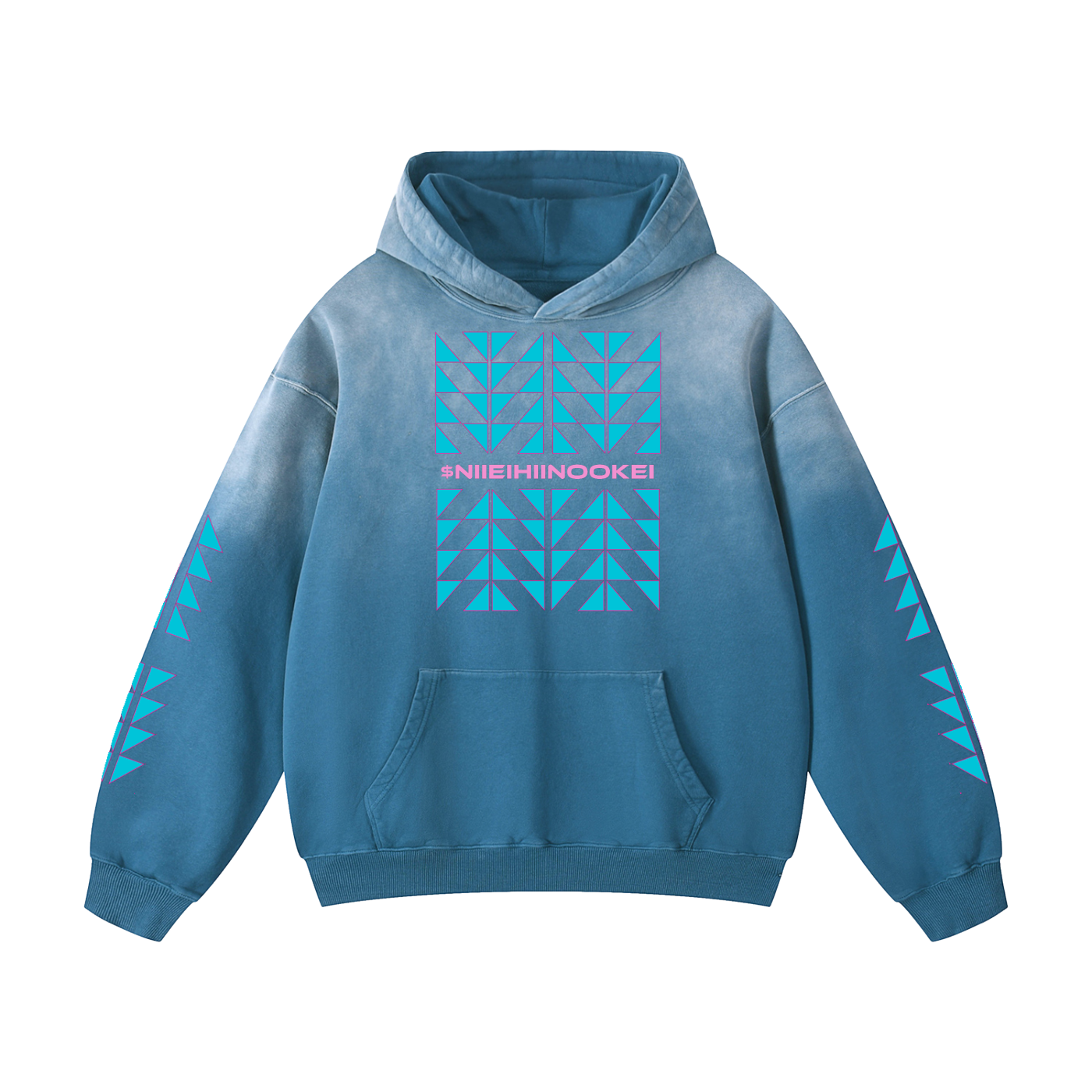 $NiieihiiNookei 100%Cotton Heavyweight Oversized Hoodie