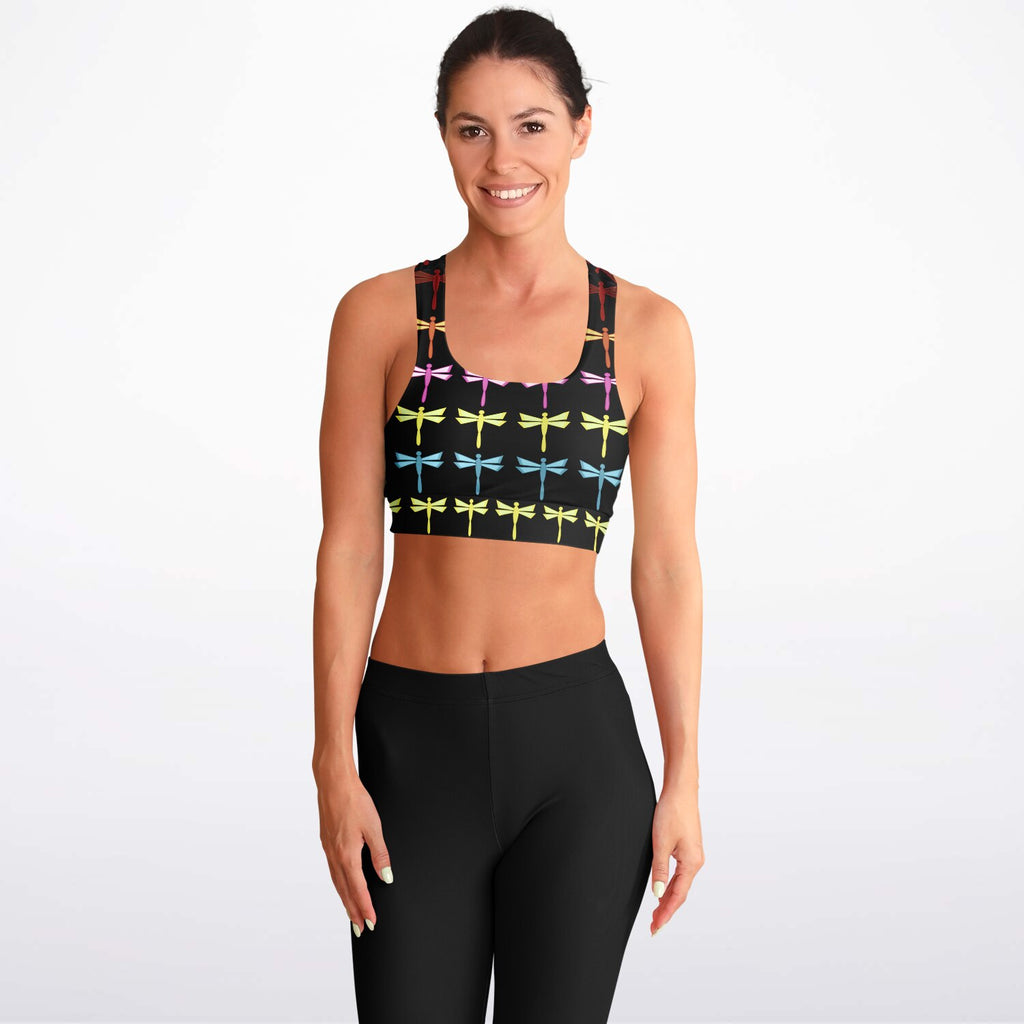 $NiieihiiNookei design Padded Sports Bra - AOP