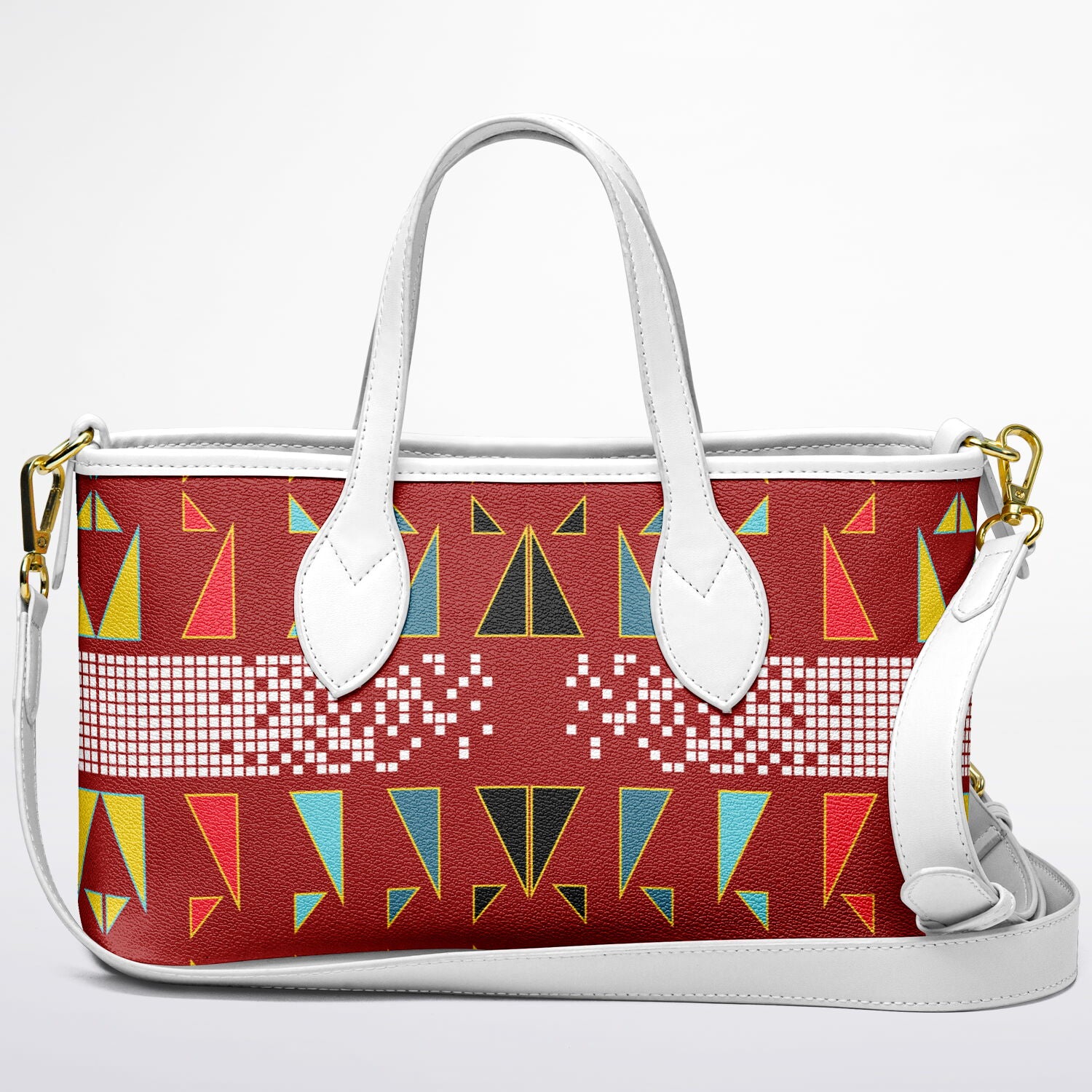 $NiieihiiNookei Leather Tote Bag - AOP