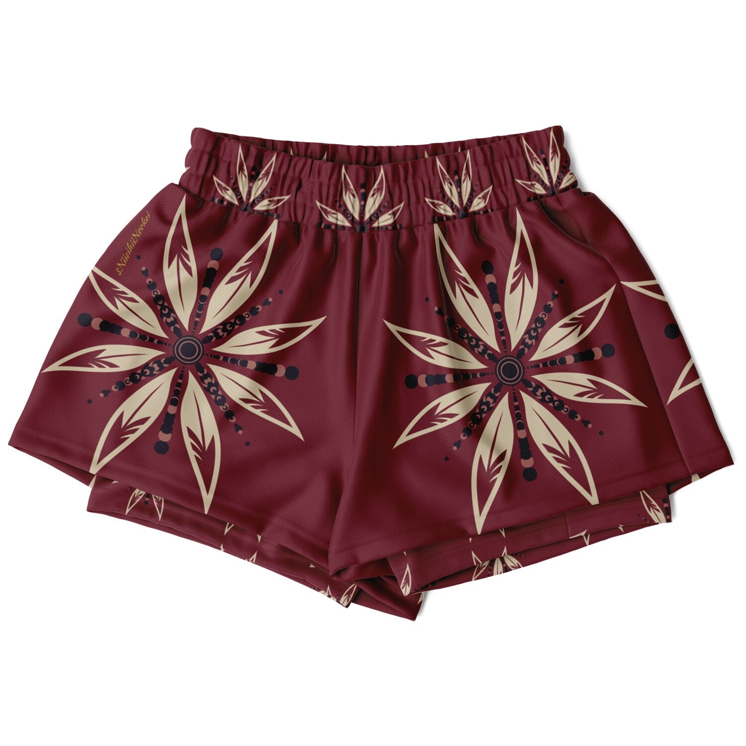 $NiieihiiNookei Women's 2-in-1 Shorts - AOP
