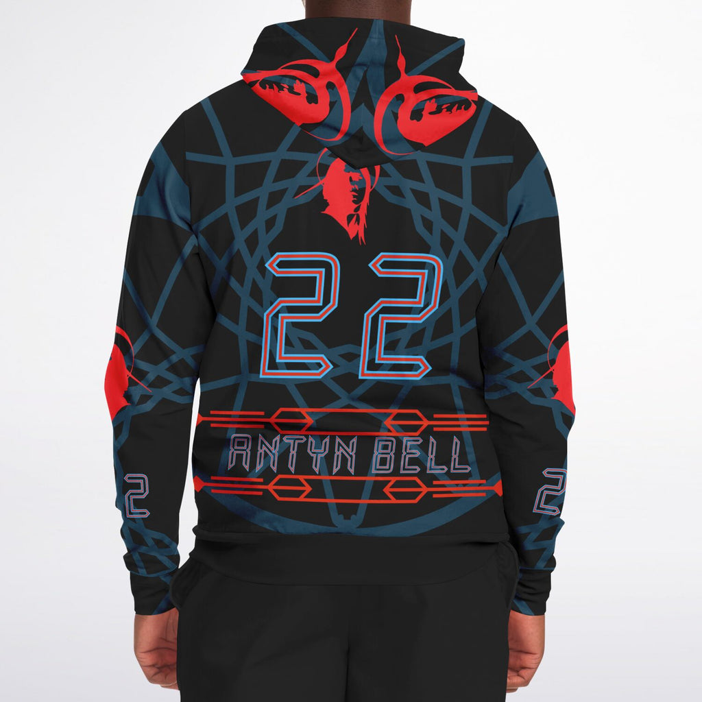 $NiieihiiNookei Athletic Zip-Up Hoodie - AOP
