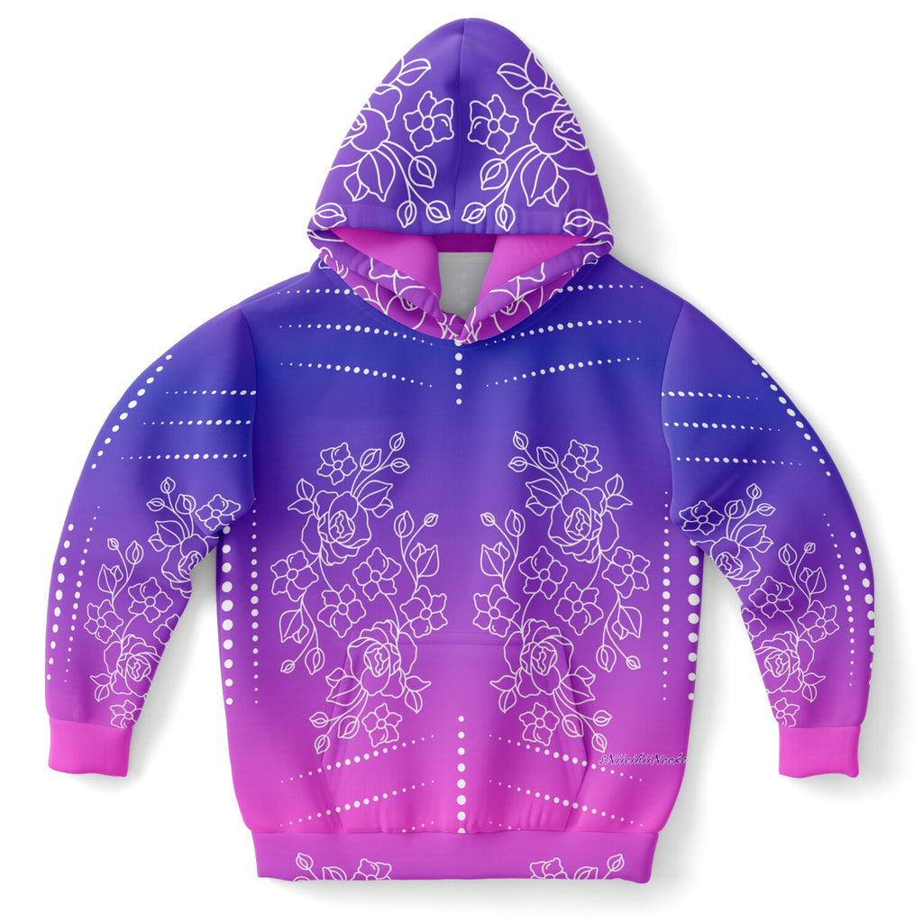 $NiieihiiNookei Athletic Kids Hoodie - AOP