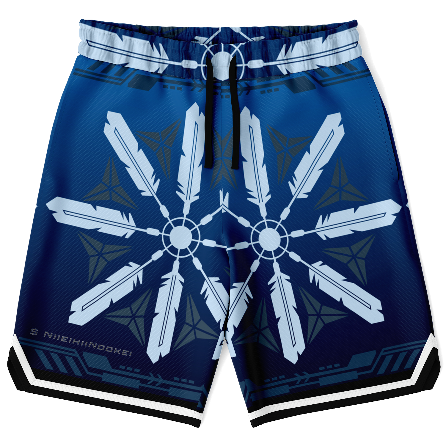 $NiieihiiNookei Basketball Short Rib - AOP