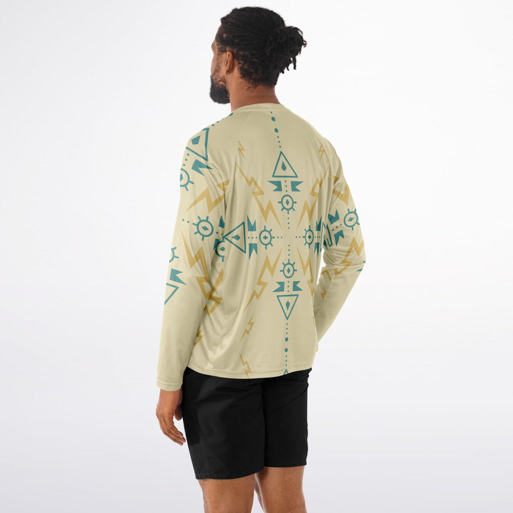$NiieihiiNookei Men's Long Sleeve Performance Shirt - AOP