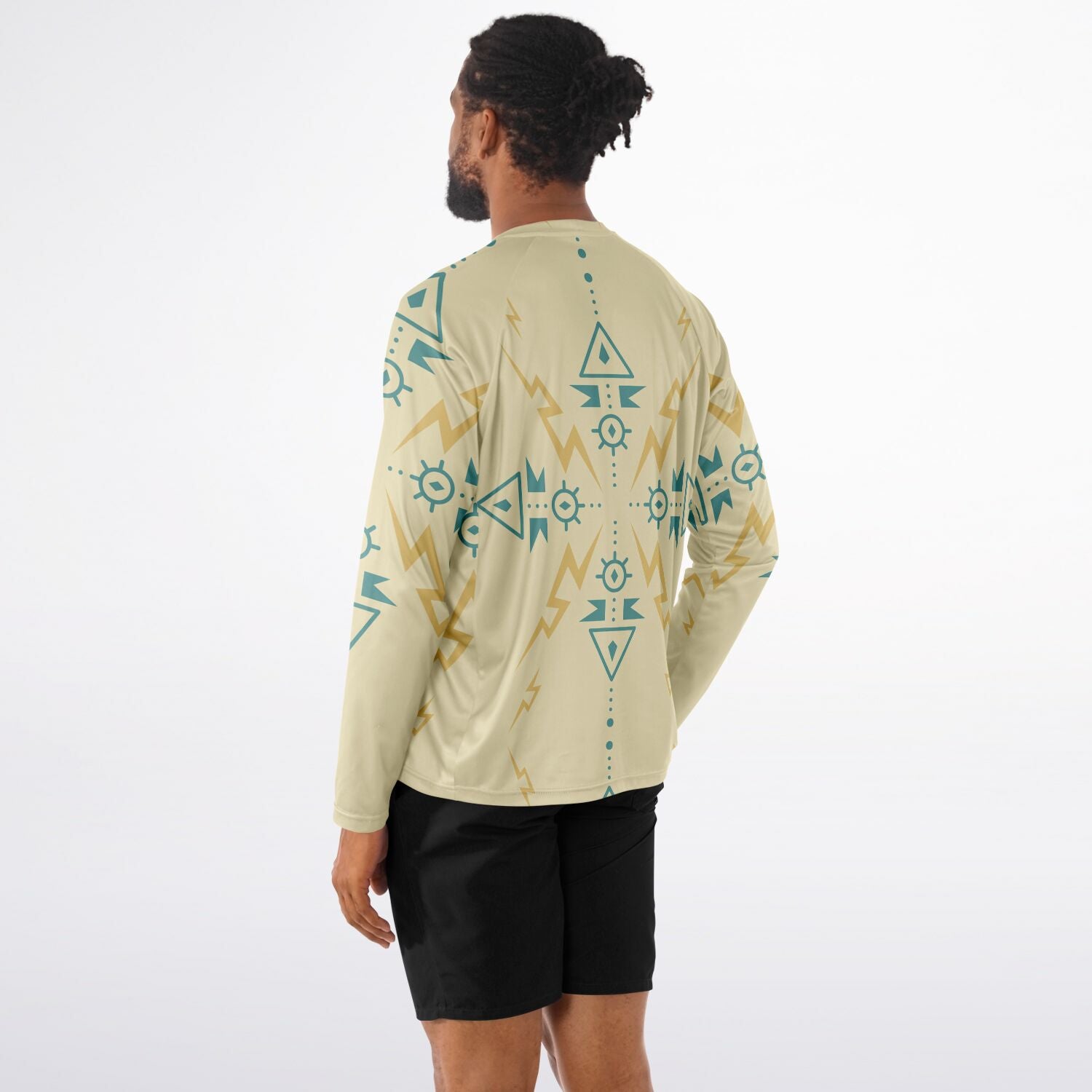 $NiieihiiNookei Men's Long Sleeve Performance Shirt - AOP