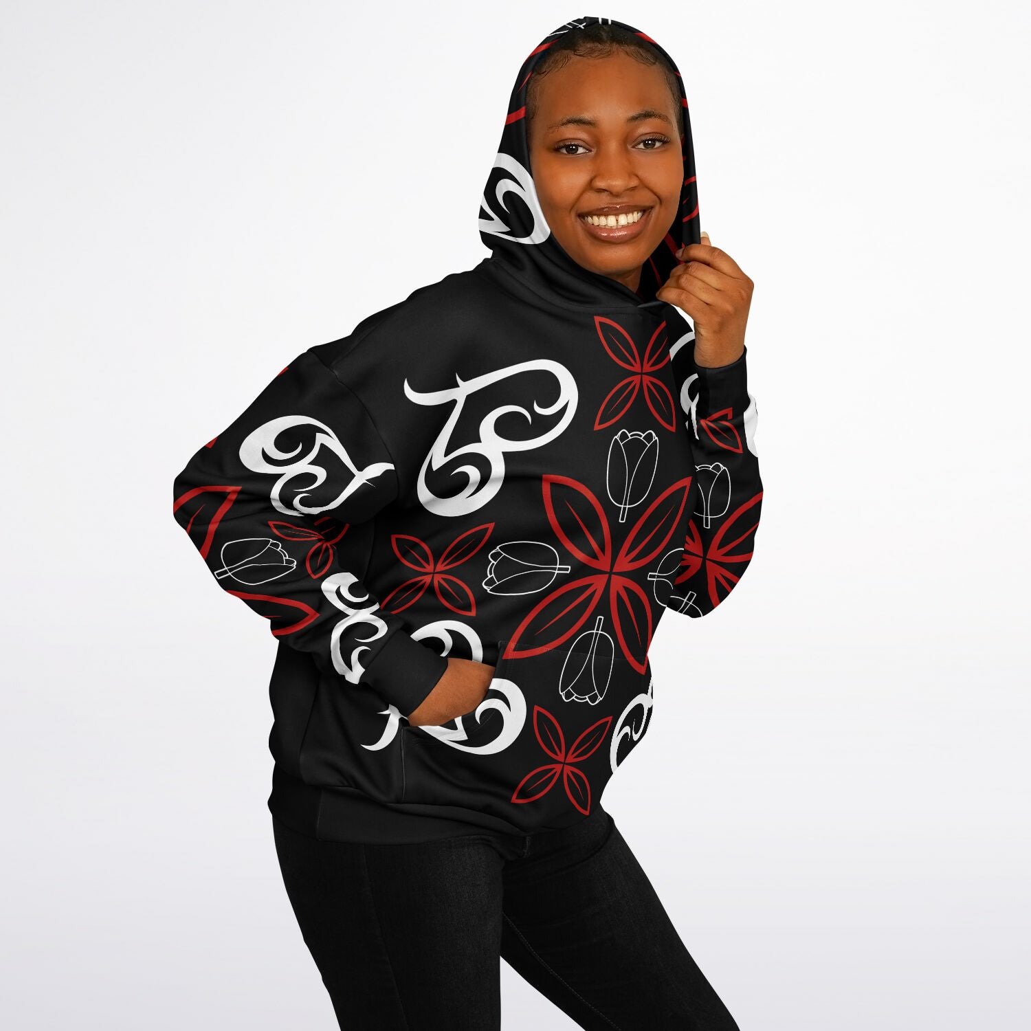 $NiieihiiNookei Heavyweight Oversized Hoodie - AOP