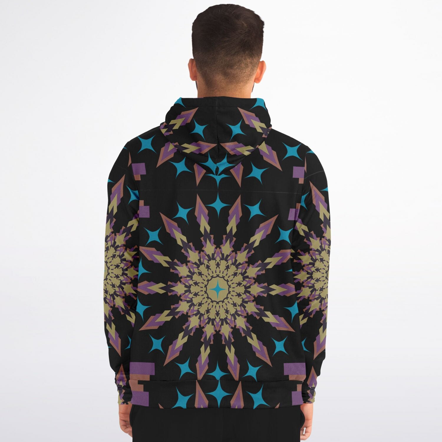 $NiieihiiNookei Athletic Zip-Up Hoodie - AOP