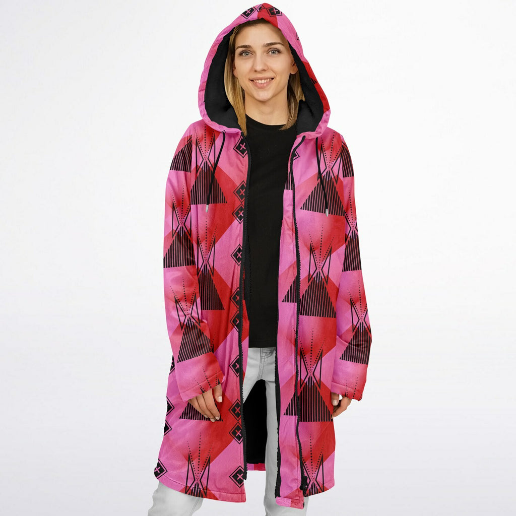 $NiieihiiNookei Zipper Cloak - AOP