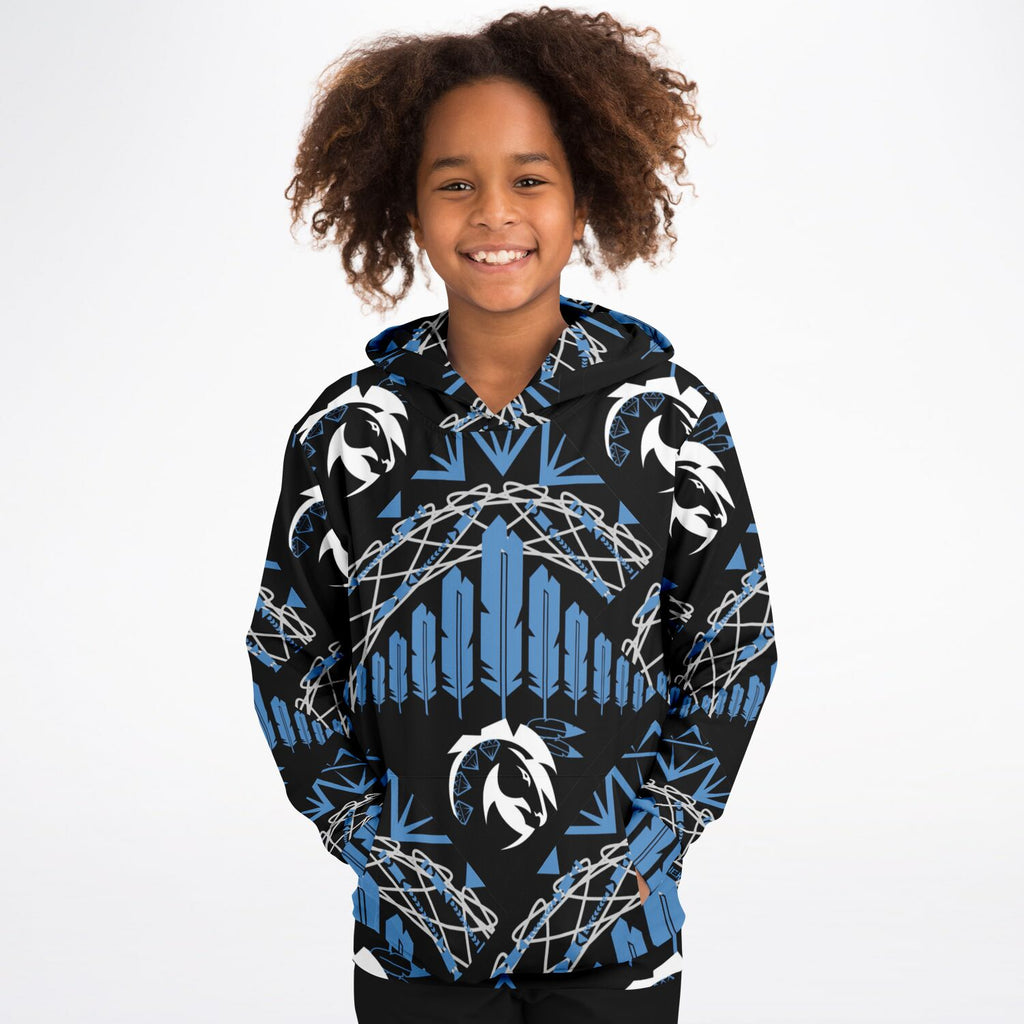 $NiieihiiNookei Athletic Kids Hoodie - AOP