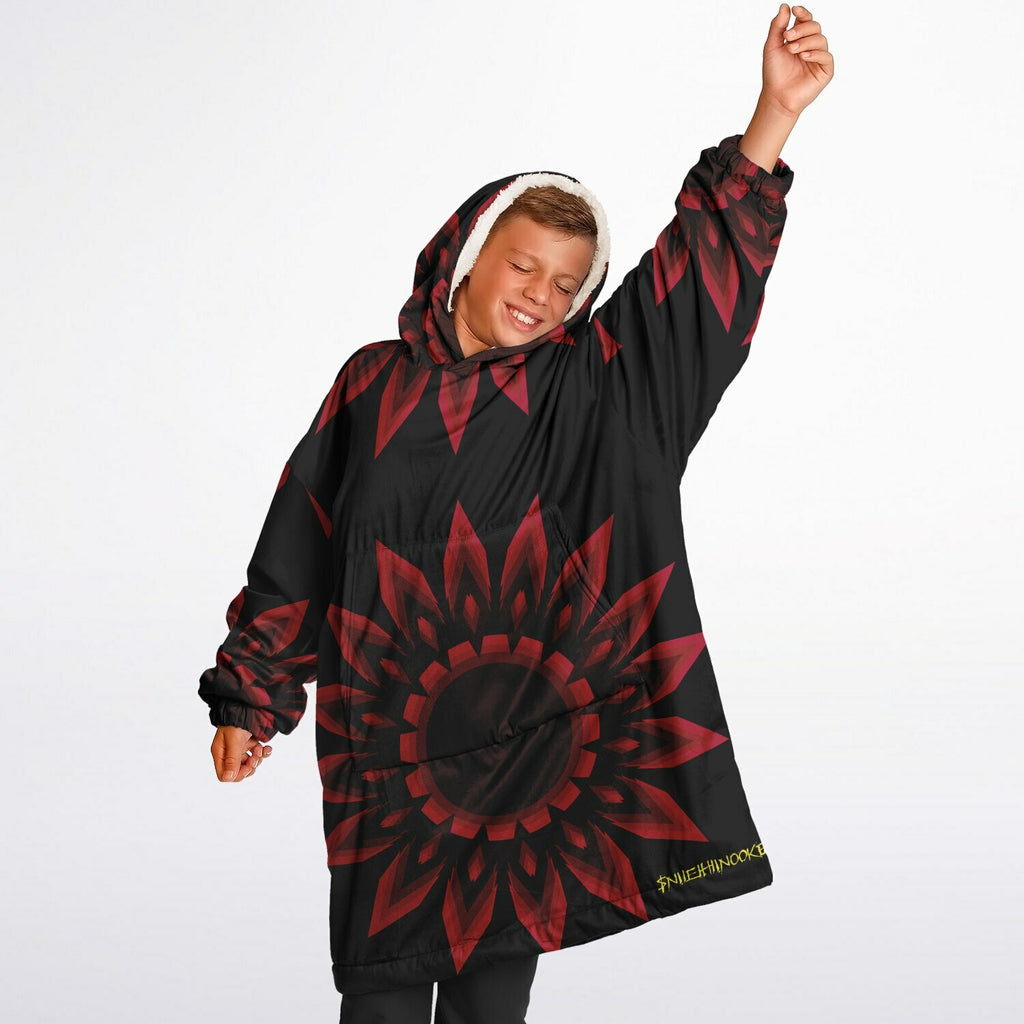 $NiieihiiNookei Youth Snug Hoodie - AOP