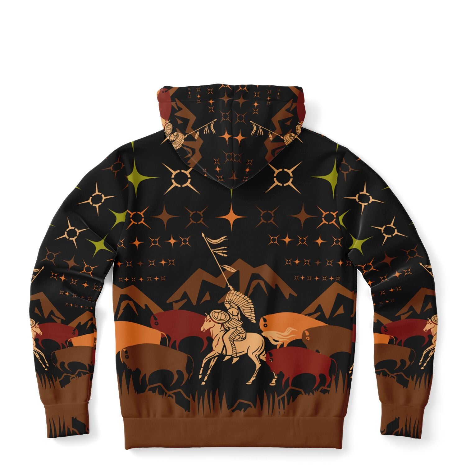 $NiieihiiNookei Athletic Zip-Up Hoodie - AOP