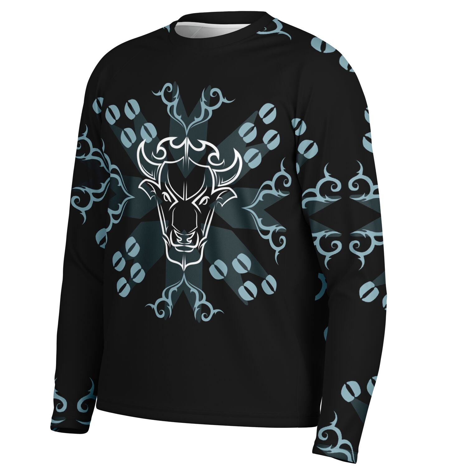 $NiieihiiNookei Men's Long Sleeve Performance Shirt - AOP