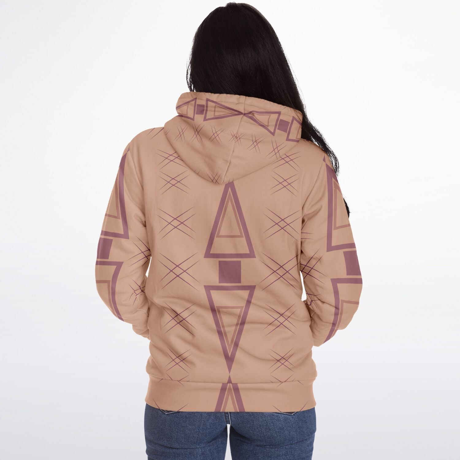 $NiieihiiNookei Microfleece Ziphoodie - AOP