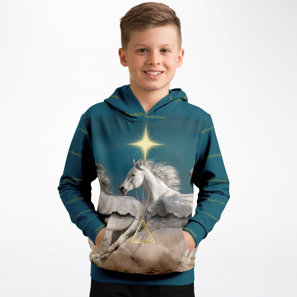 $NiieihiiNookei Fashion Kids Hoodie - AOP
