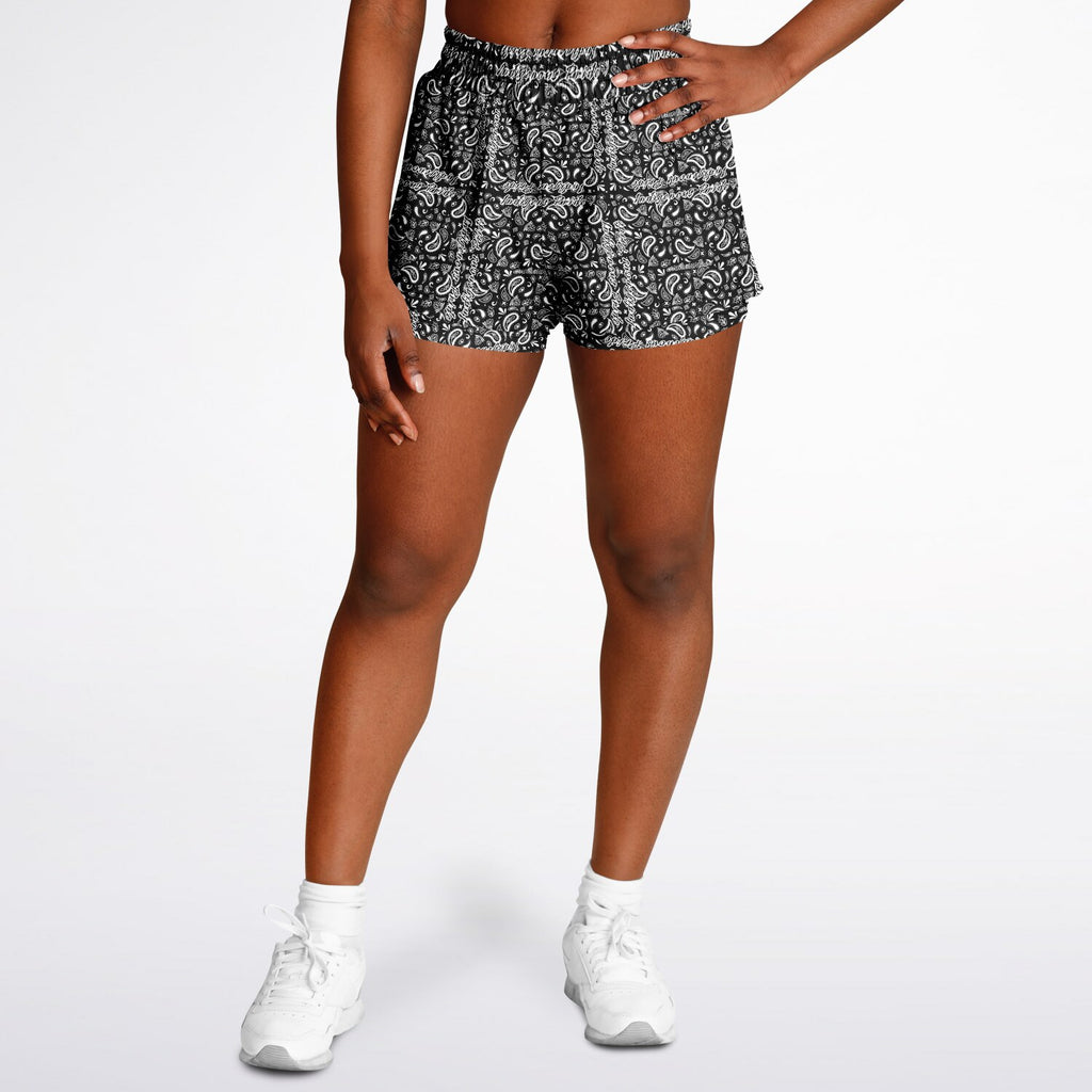 $NiieihiiNookei Women's 2-in-1 Shorts - AOP