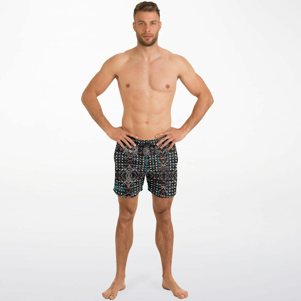 $NiieihiiNookei Swim Trunks Men - AOP