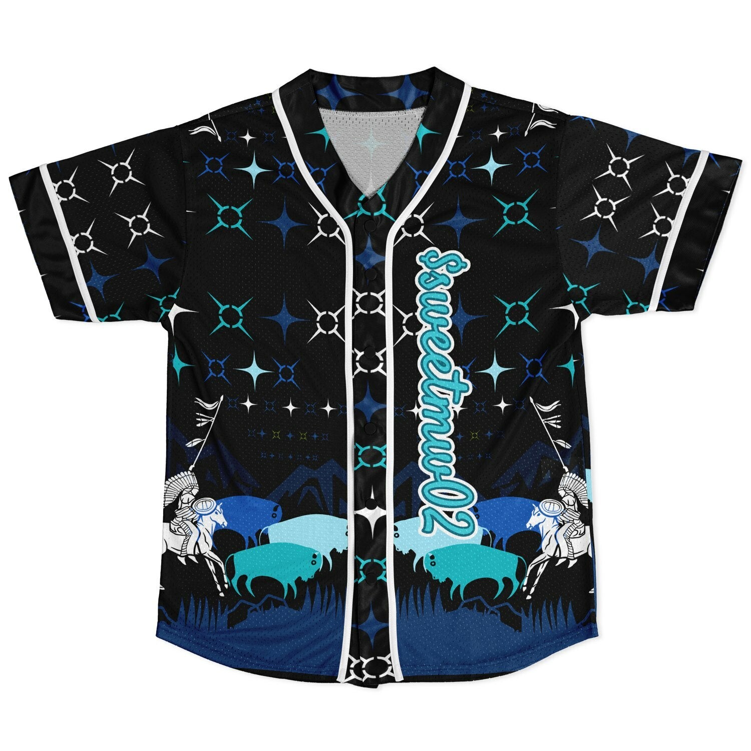 #02 Dorianna Premium Baseball Jersey - AOP