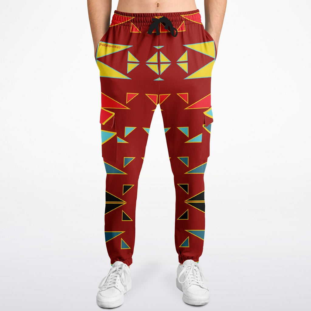 $NiieihiNookei Athletic Cargo Sweatpants - AOP