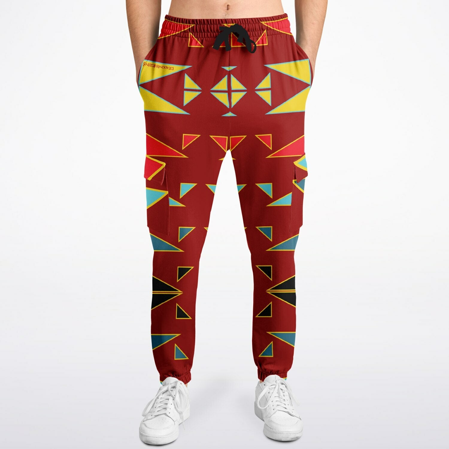 $NiieihiNookei Athletic Cargo Sweatpants - AOP