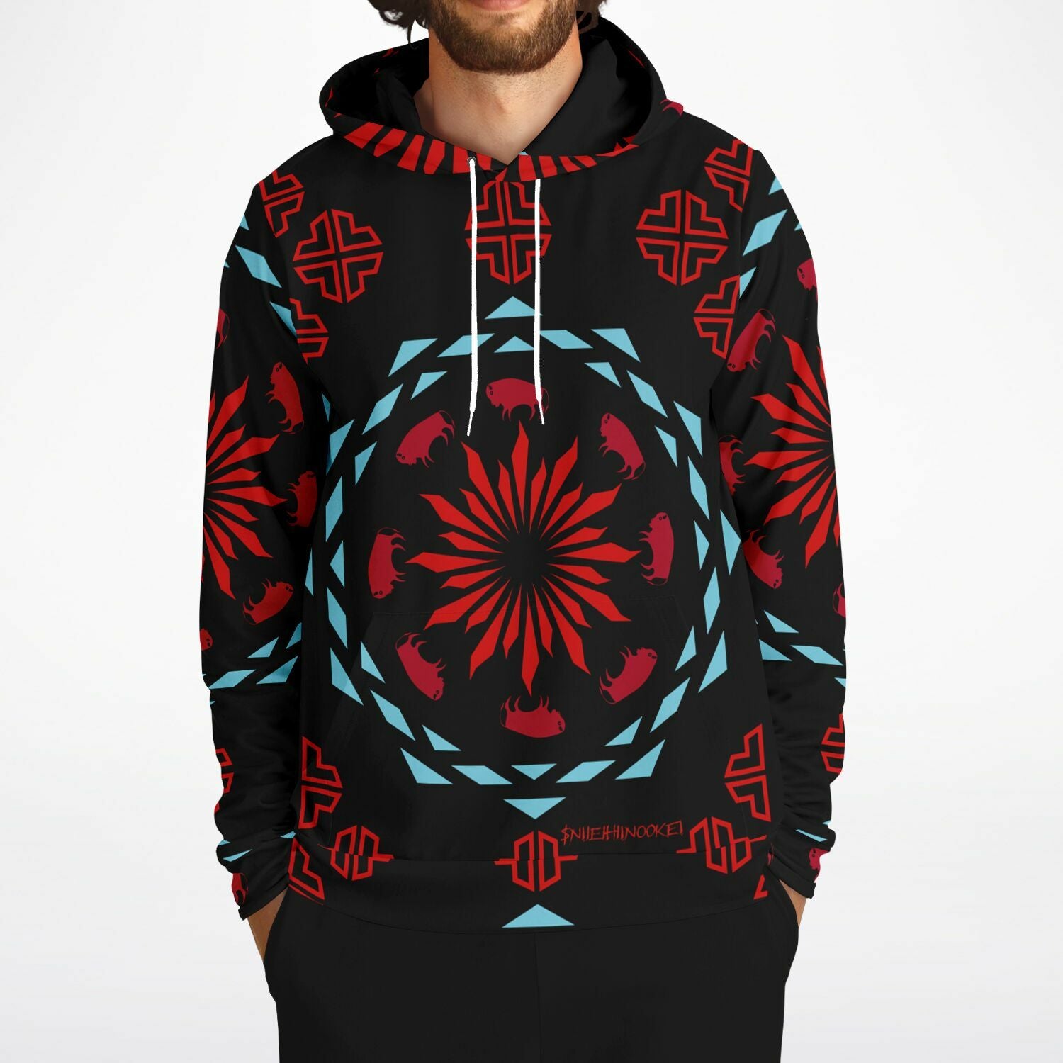 $NiieihiiNookei Athletic Hoodie - AOP