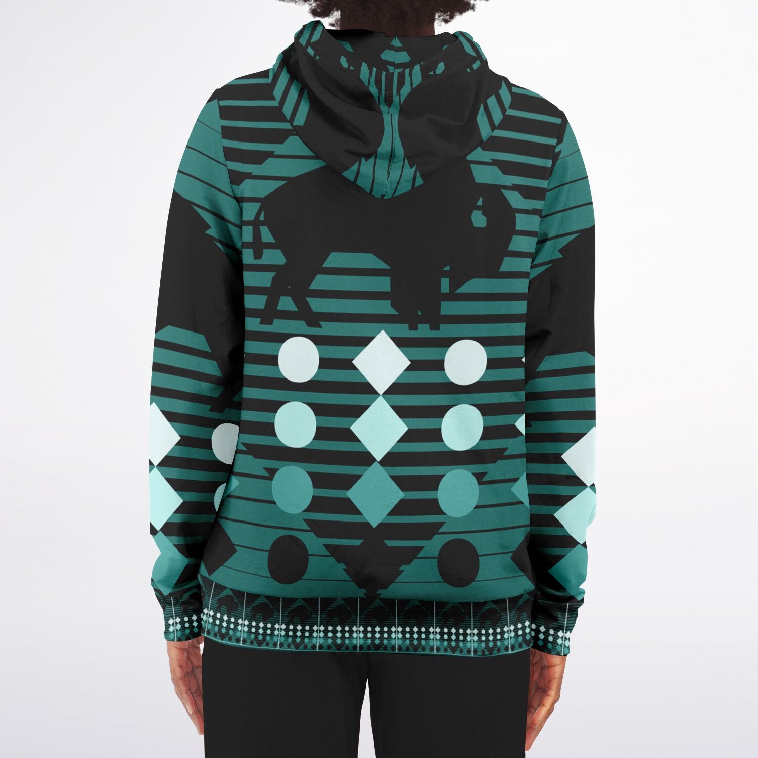 $NiieihiiNookei Fashion Zip-Up Hoodie - AOP
