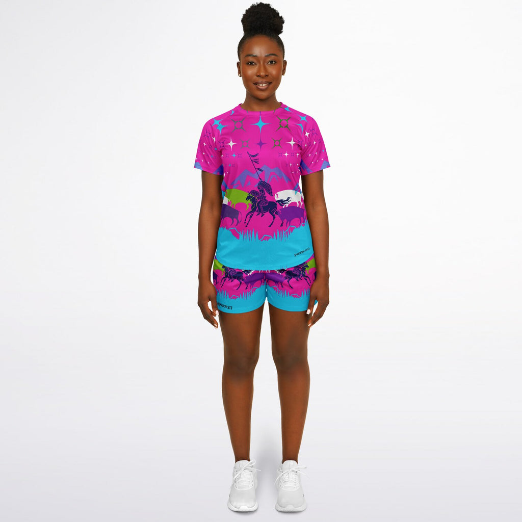 $NiieihiiNookei Women's Athletic Set - AOP