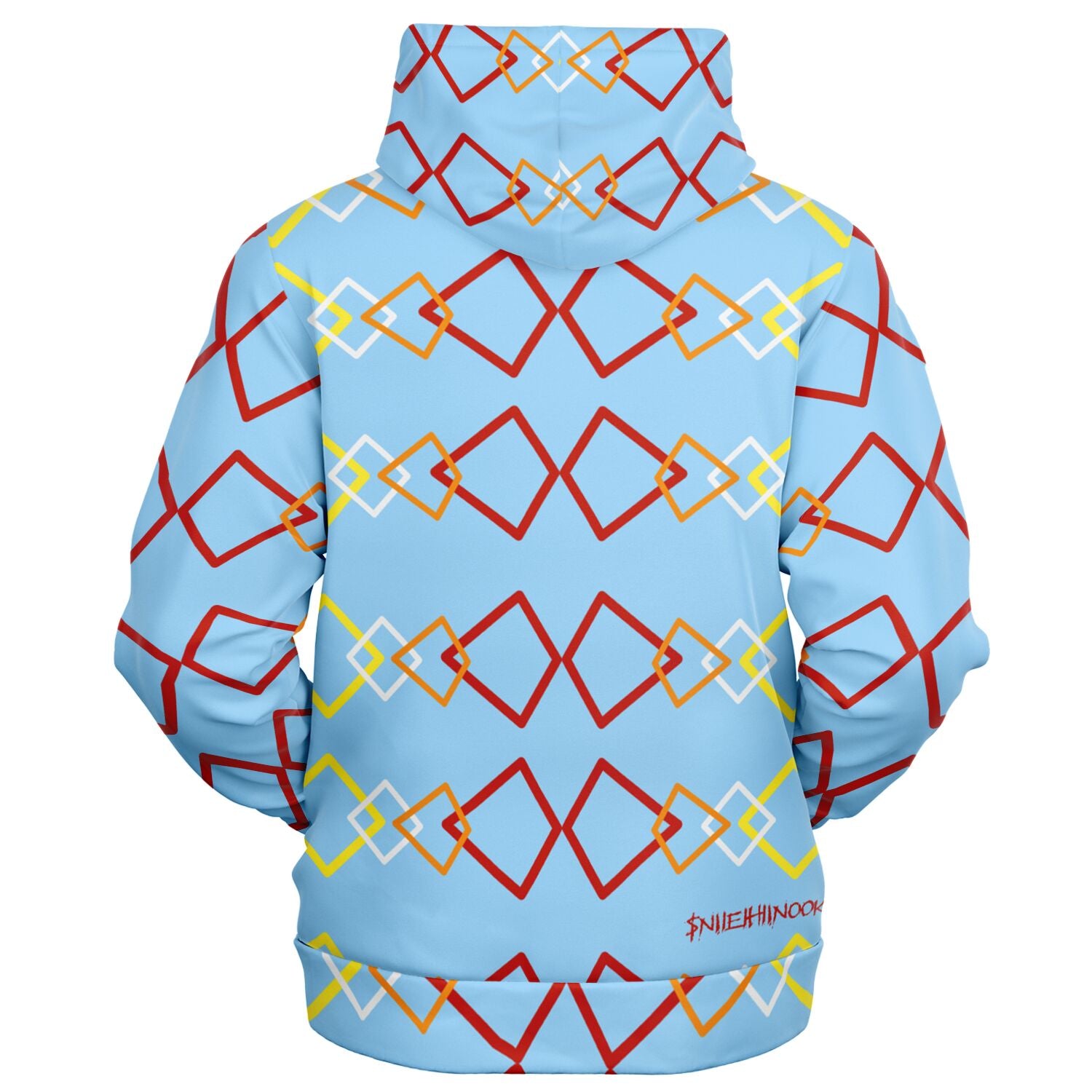 $NiieihiiNookei Athletic Zip-Up Hoodie - AOP