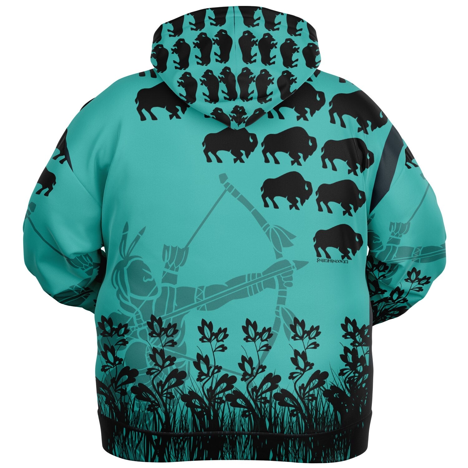 $NiieihiiNookei Fashion Plus-size Hoodie - AOP