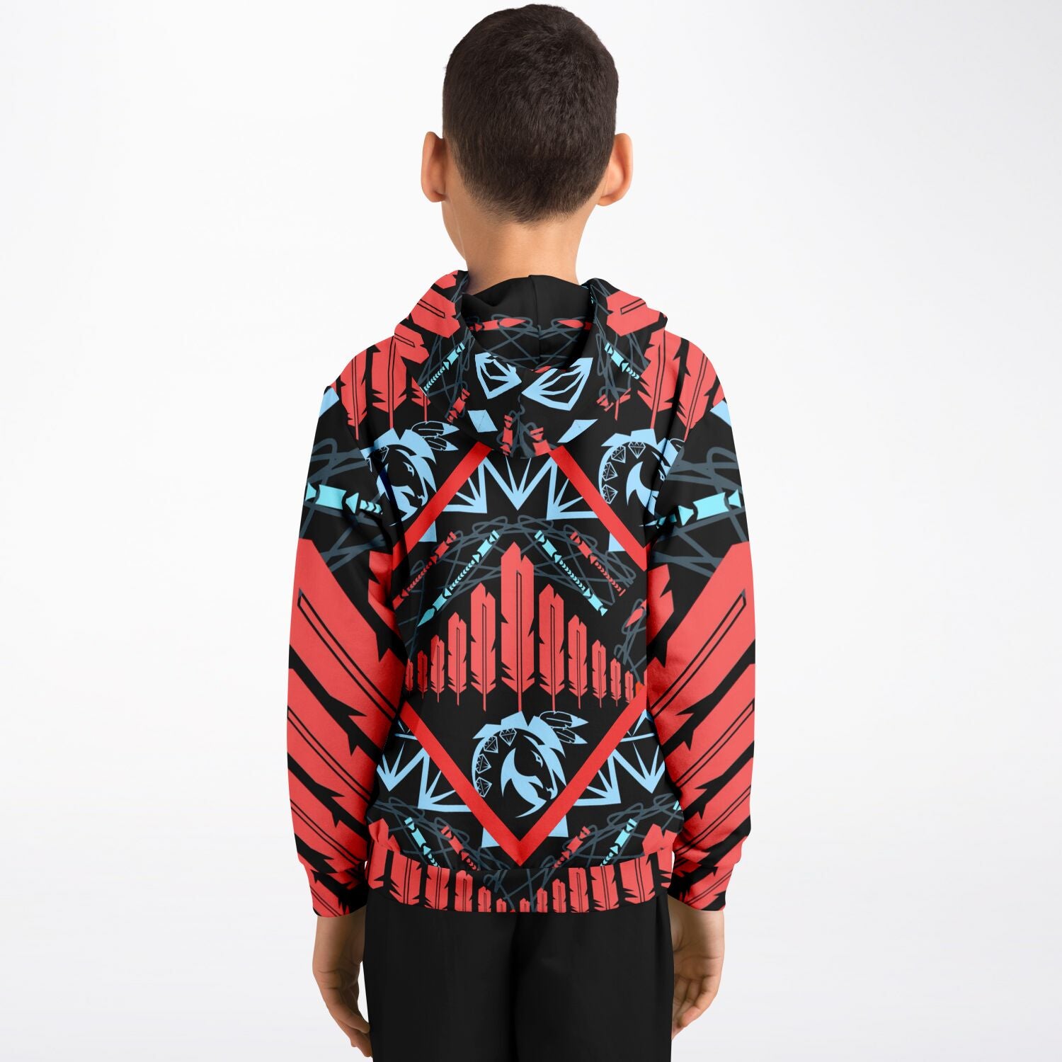 $NiieihiiNookei Athletic Kids Hoodie - AOP