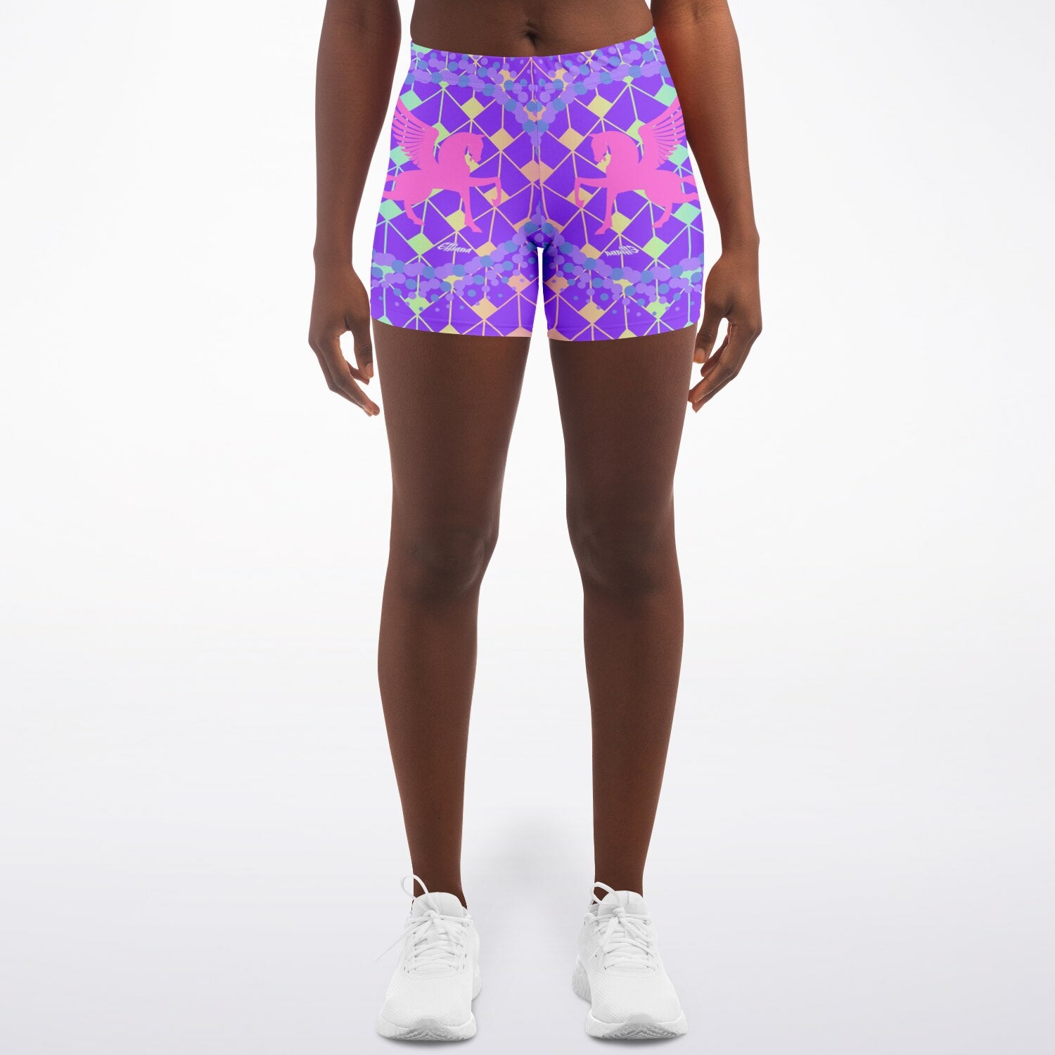 Design by Elliana Legging Shorts - AOP