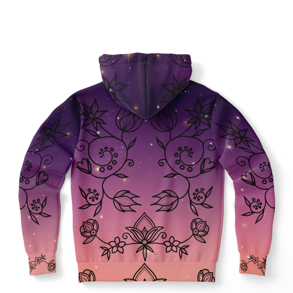 $NiieihiiNookei Floral Sunset Athletic Hoodie - AOP