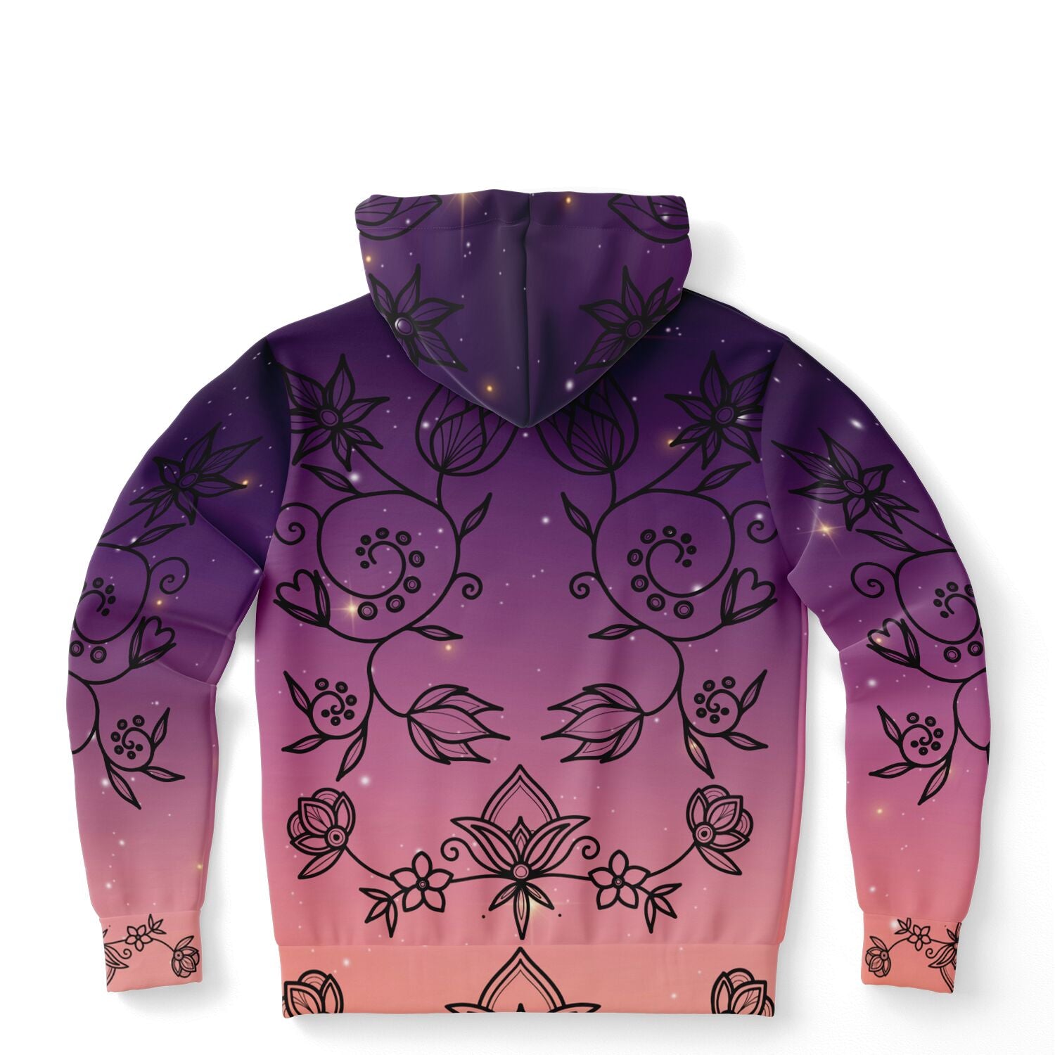 $NiieihiiNookei Floral Sunset Athletic Hoodie - AOP