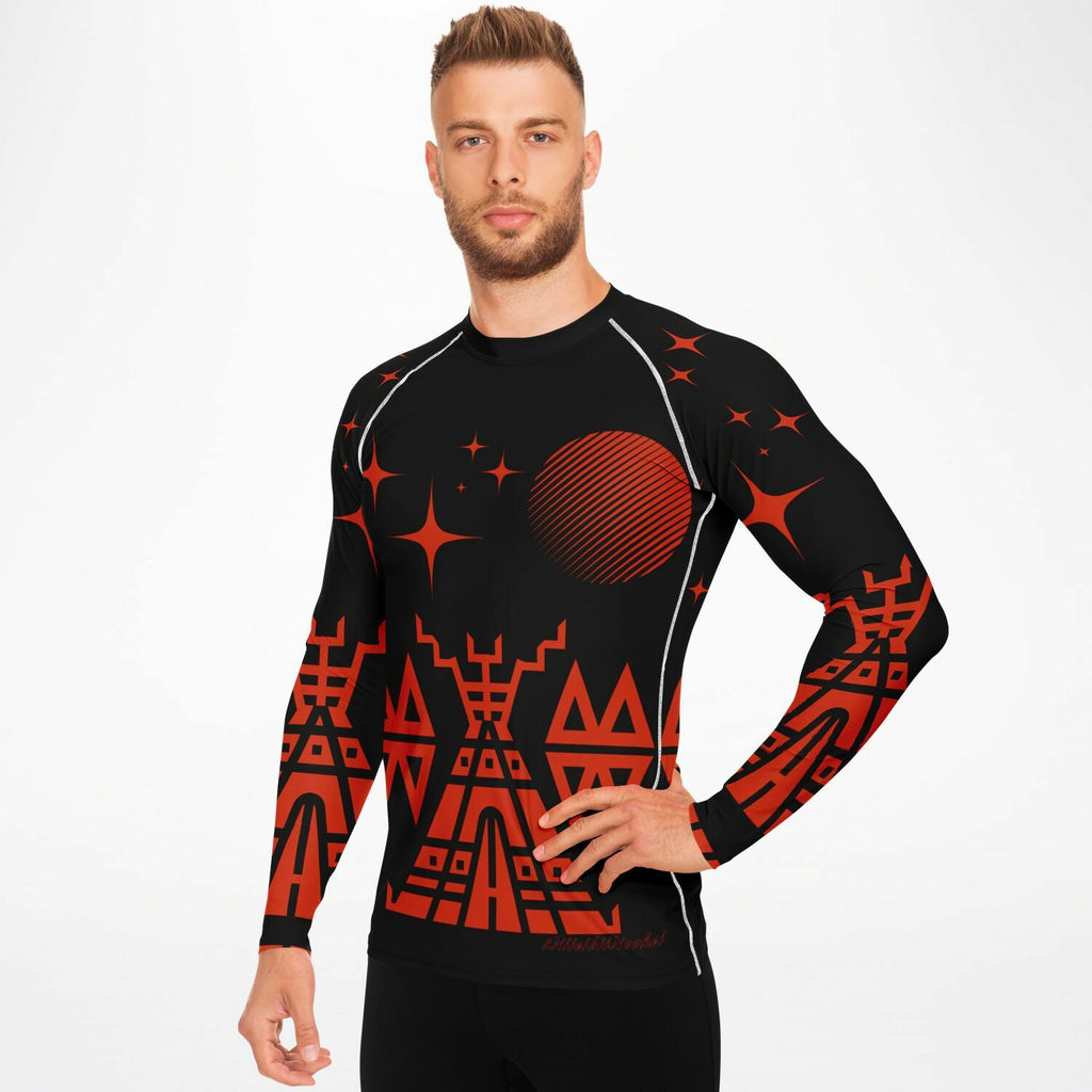 $NiieihiiNookei Men's Rashguard - AOP