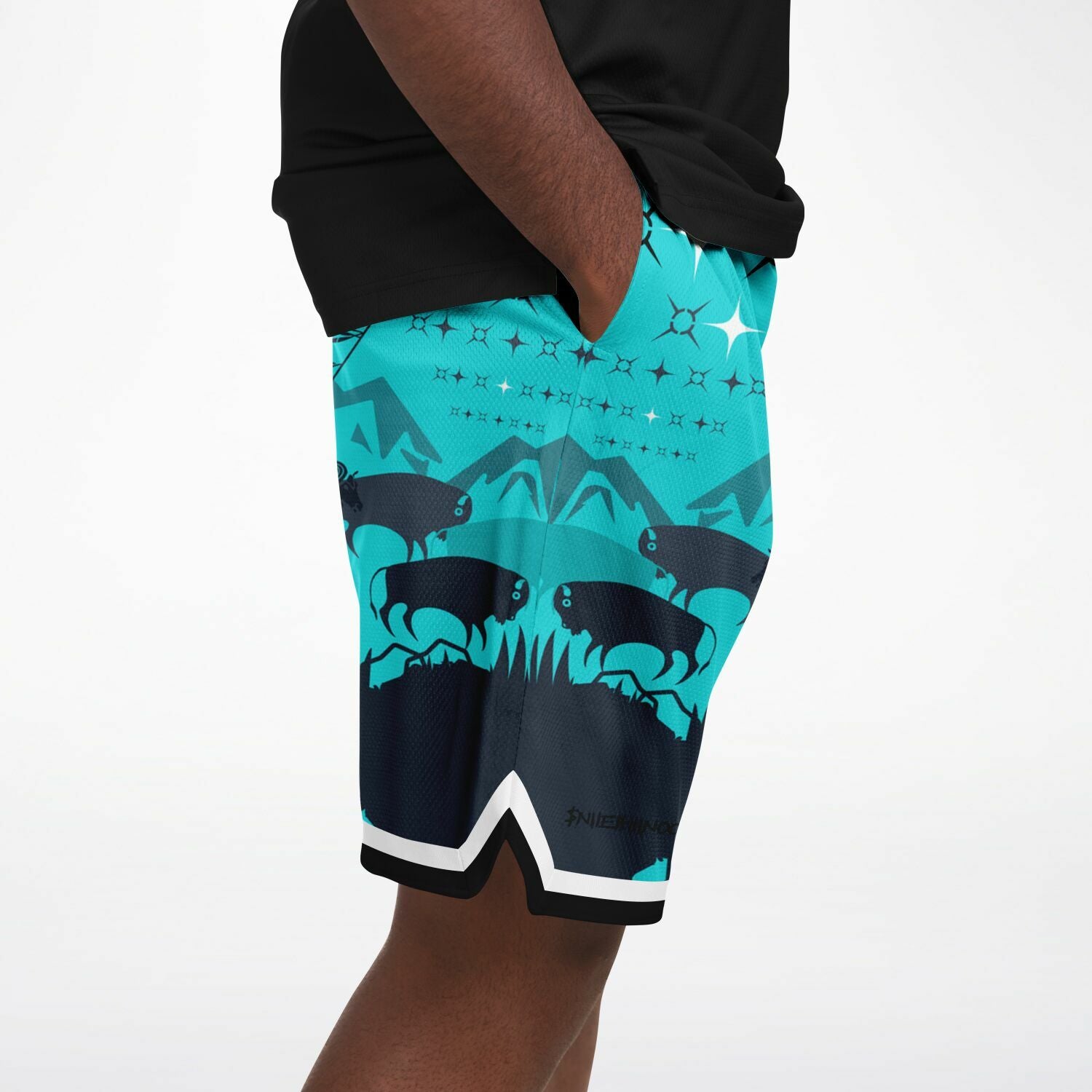 $NiieihiiNookei Basketball Short Rib - AOP