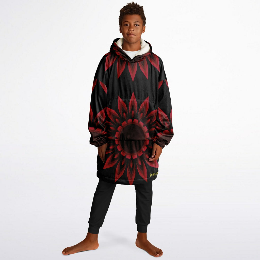 $NiieihiiNookei Youth Snug Hoodie - AOP
