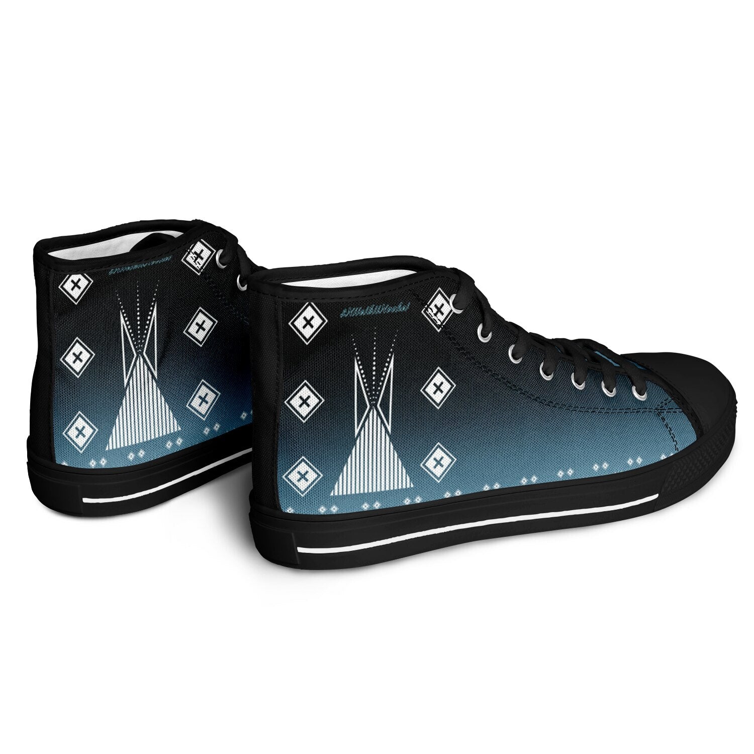 $NiieihiiNookei Urban Peak High Top Shoes - AOP