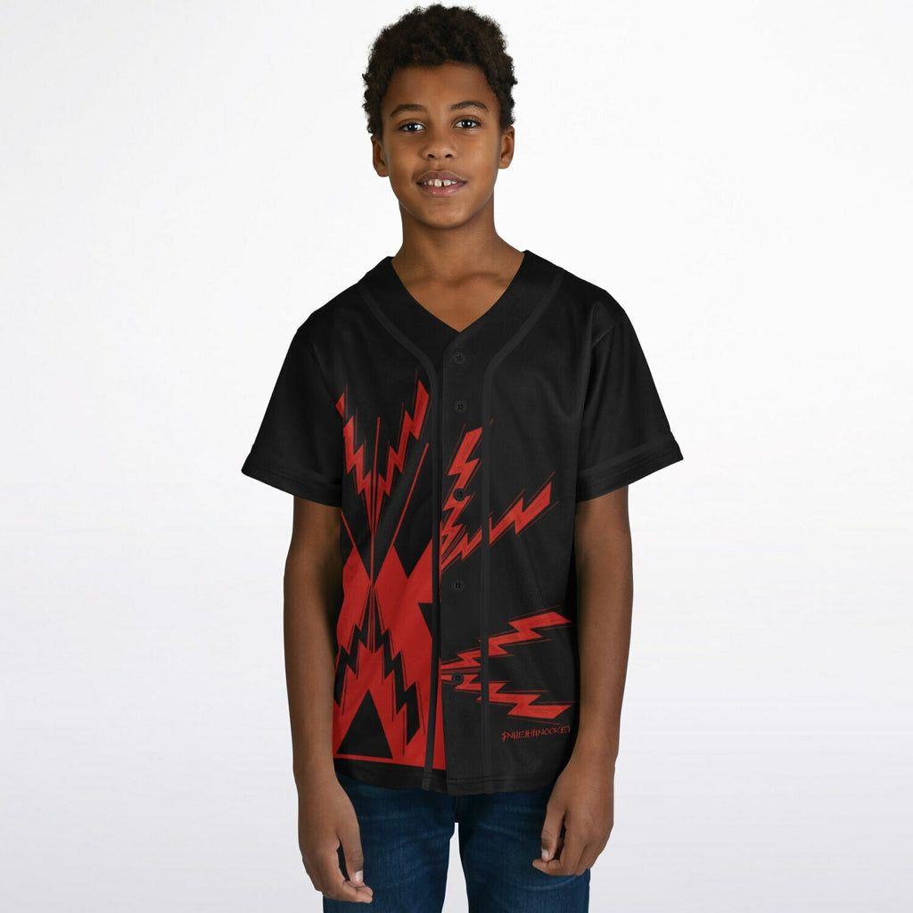 $NiieihiiNookei Kids Baseball Jersey - AOP