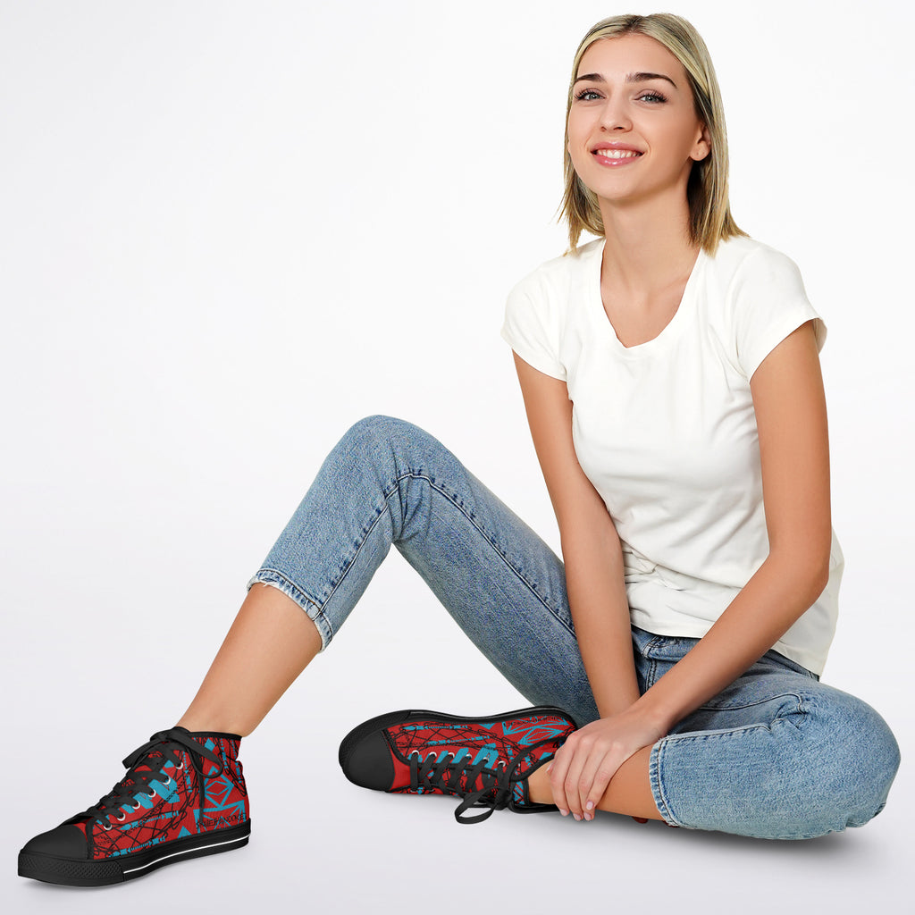 $NiieihiiNookei Urban Peak High Top Shoes - AOP