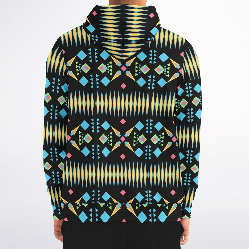 $NiieihiiNookei Athletic Zip-Up Hoodie - AOP