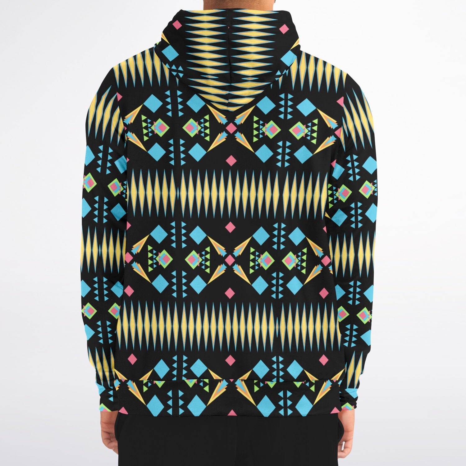 $NiieihiiNookei Athletic Zip-Up Hoodie - AOP