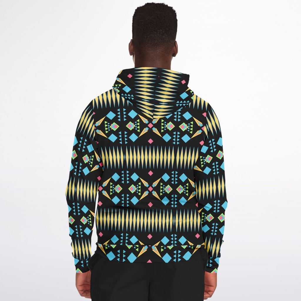 $NiieihiiNookei Athletic Zip-Up Hoodie - AOP