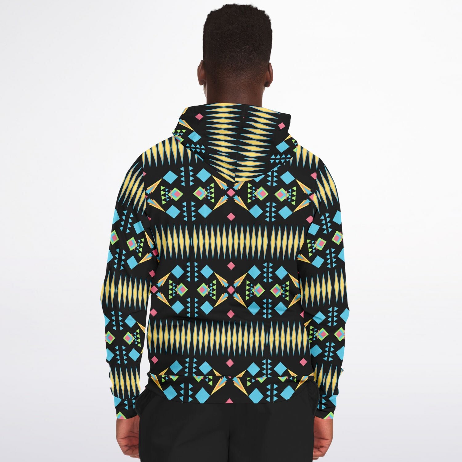 $NiieihiiNookei Athletic Zip-Up Hoodie - AOP