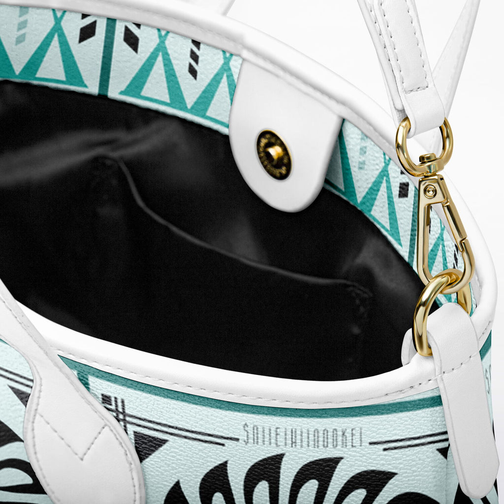 $NiieihiiNookei Leather Tote Bag - AOP