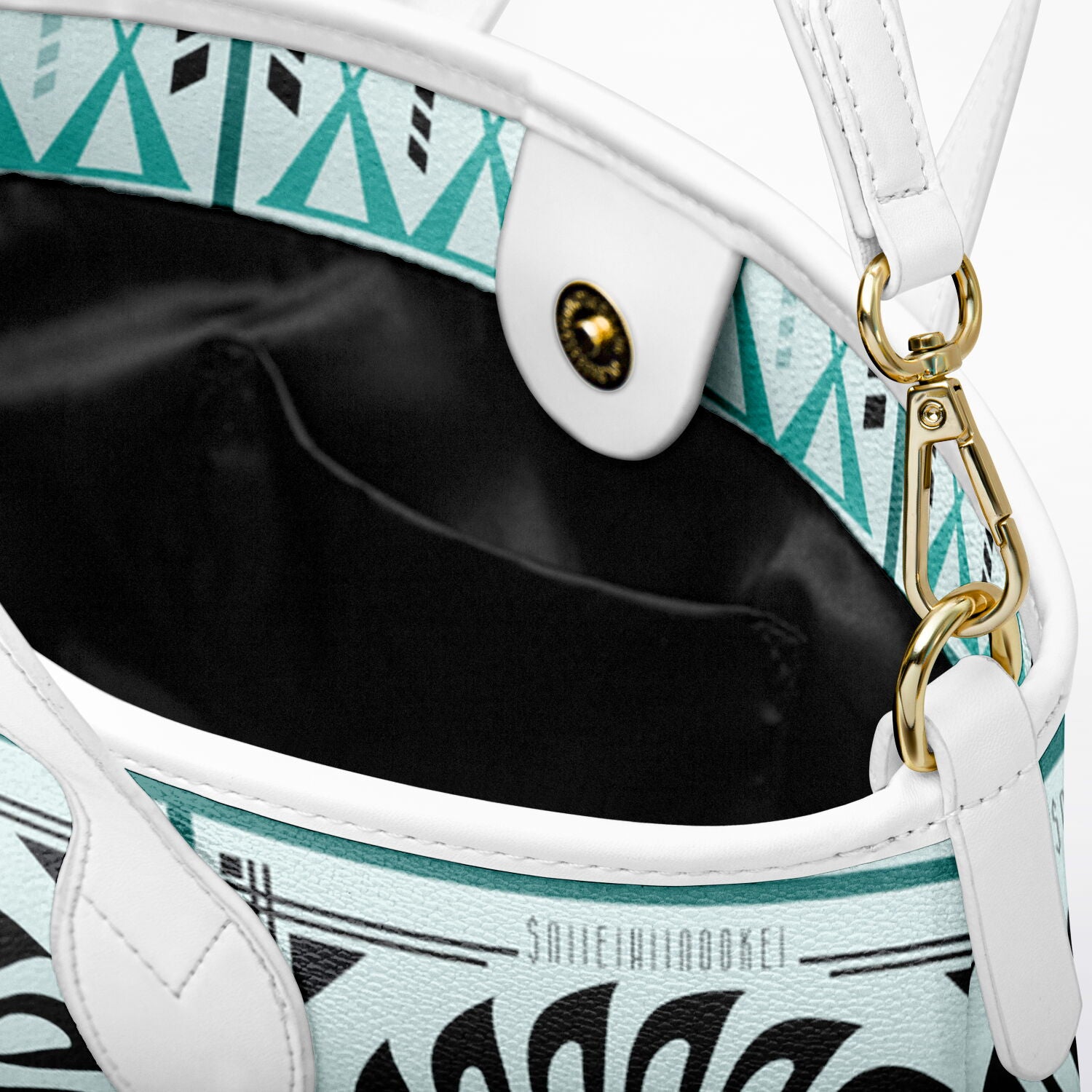 $NiieihiiNookei Leather Tote Bag - AOP