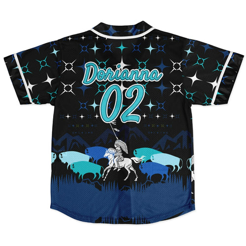 #02 Dorianna Premium Baseball Jersey - AOP