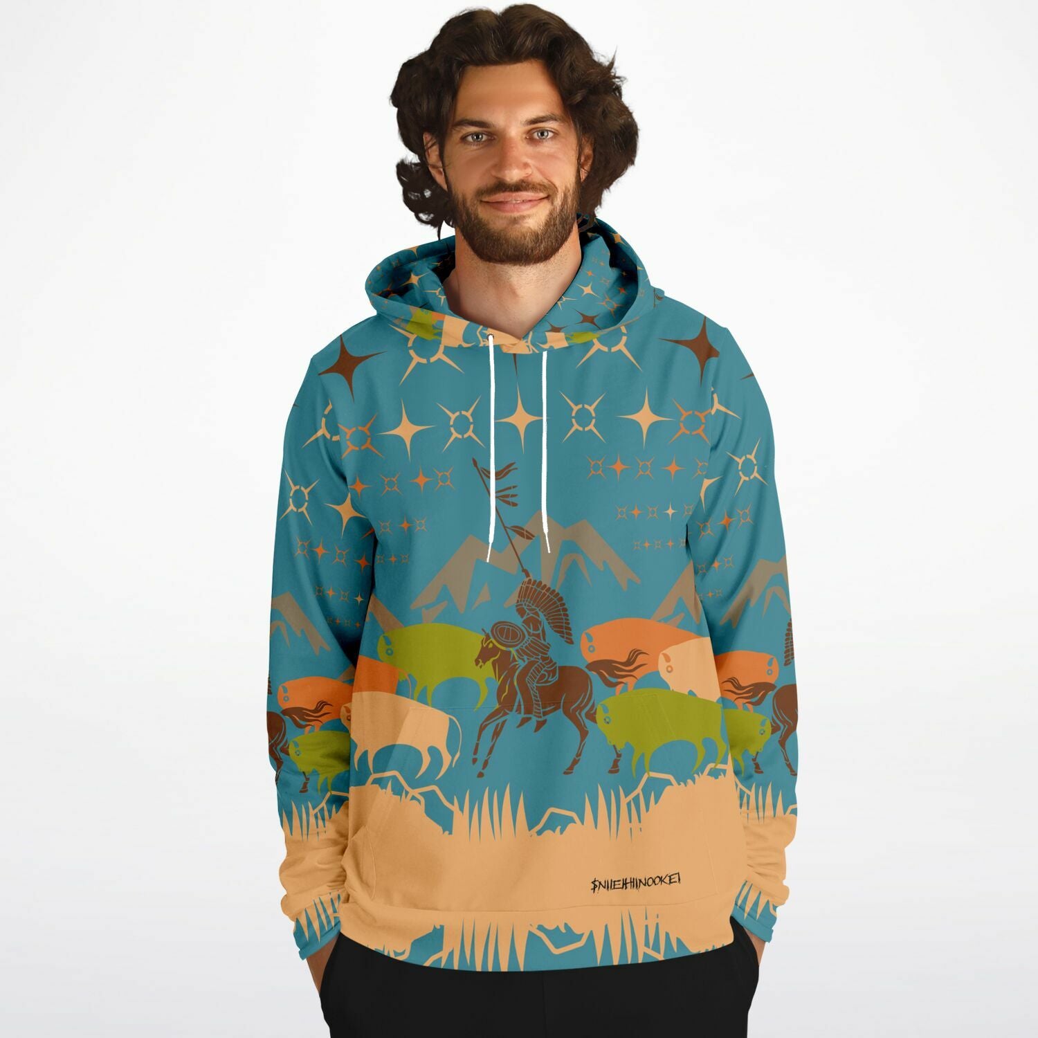 $NiieihiiNookei Athletic Hoodie - AOP