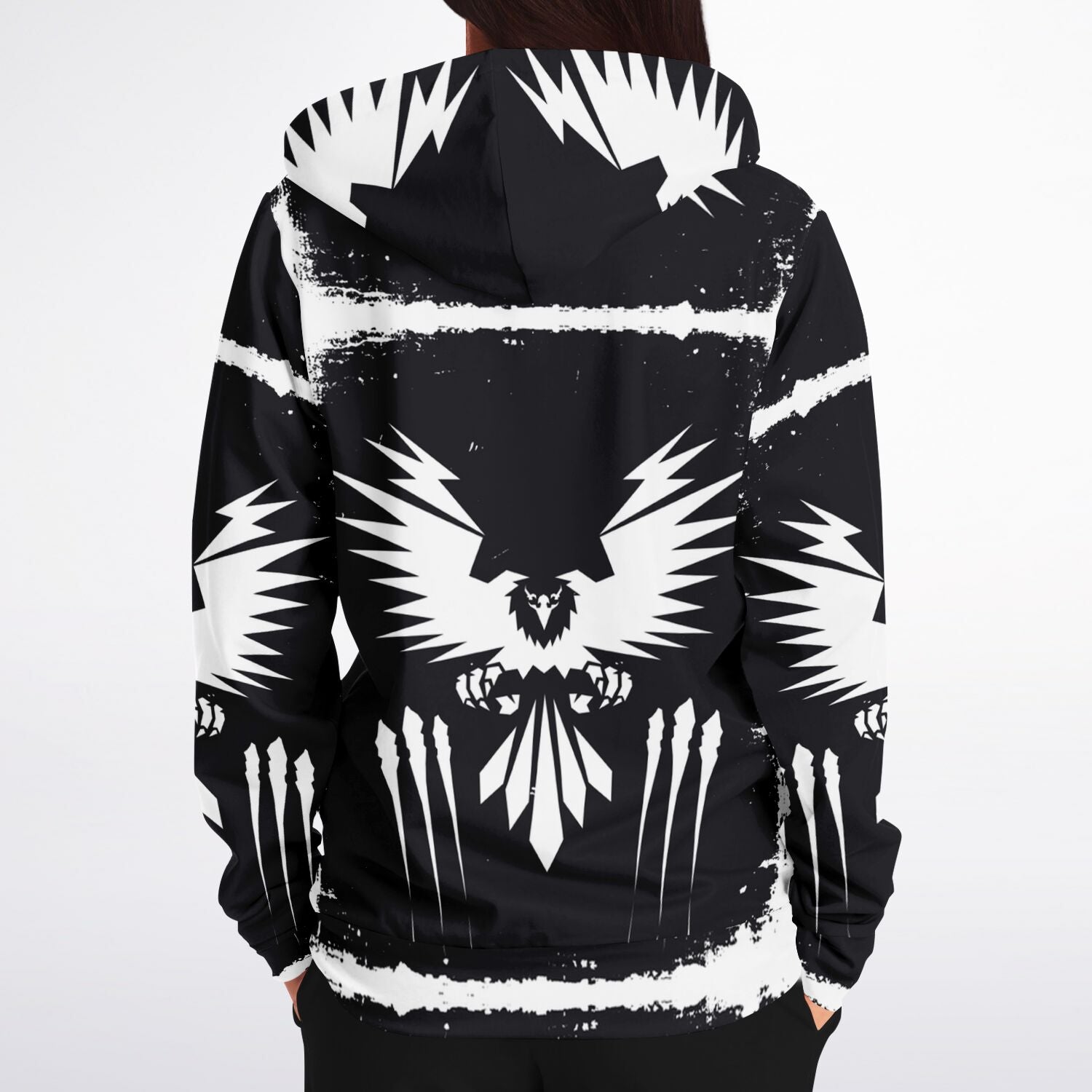 $NiieihiiNookei Athletic Zip-Up Hoodie - AOP