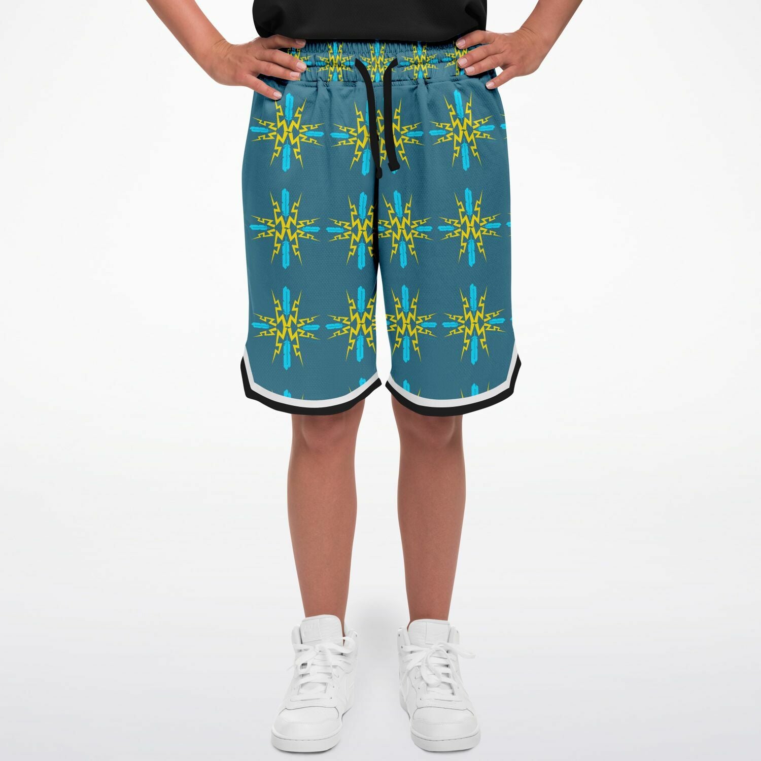 $NiieihiiNookei Basketball Short Rib - AOP